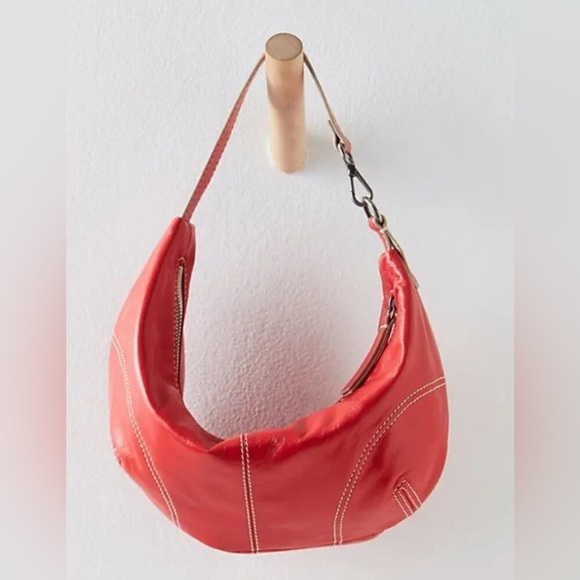 NWT Free People Real World Clutch in Red Light - Picture 4 of 6